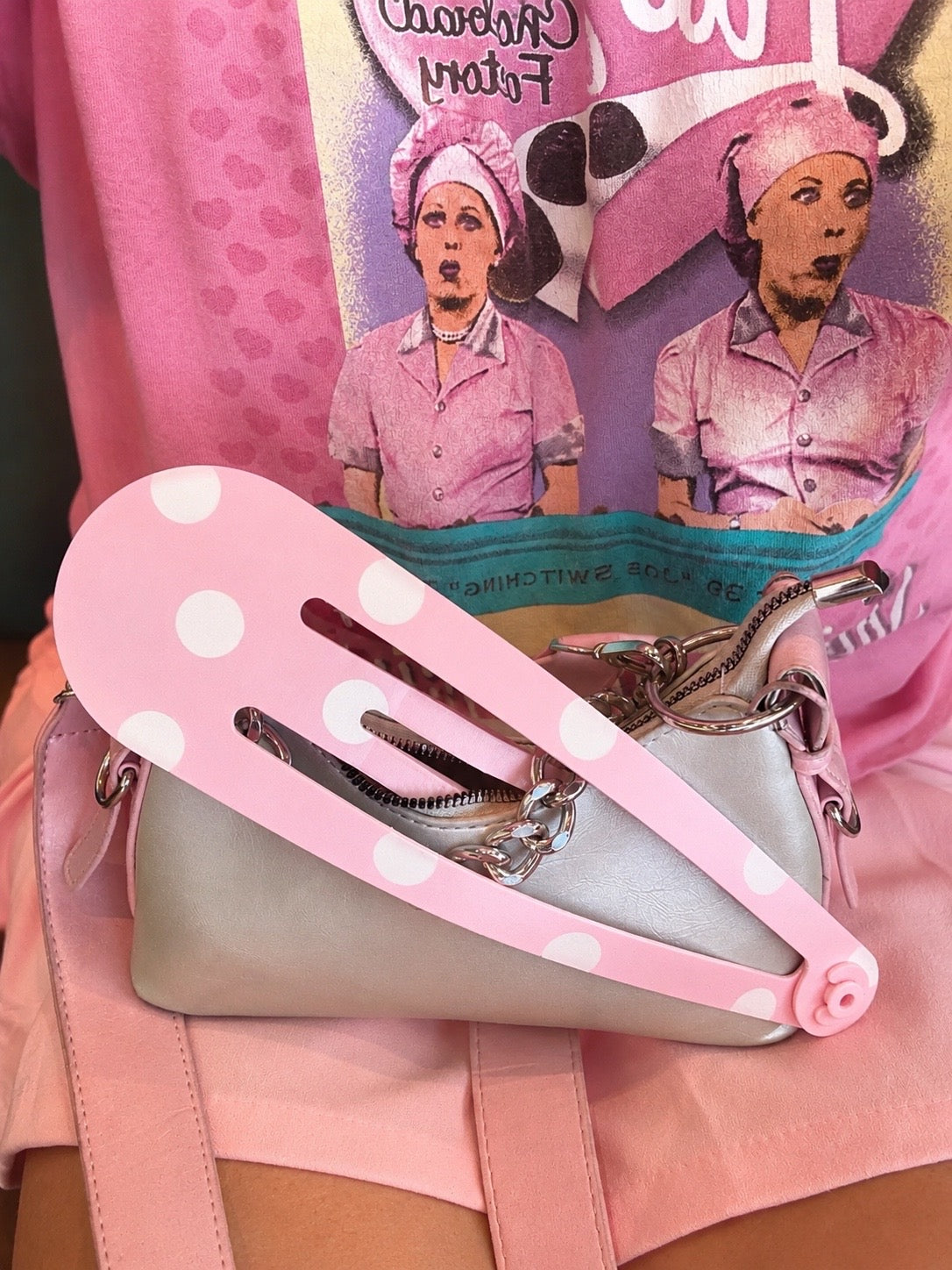 Oversized Barrette - MilkShake