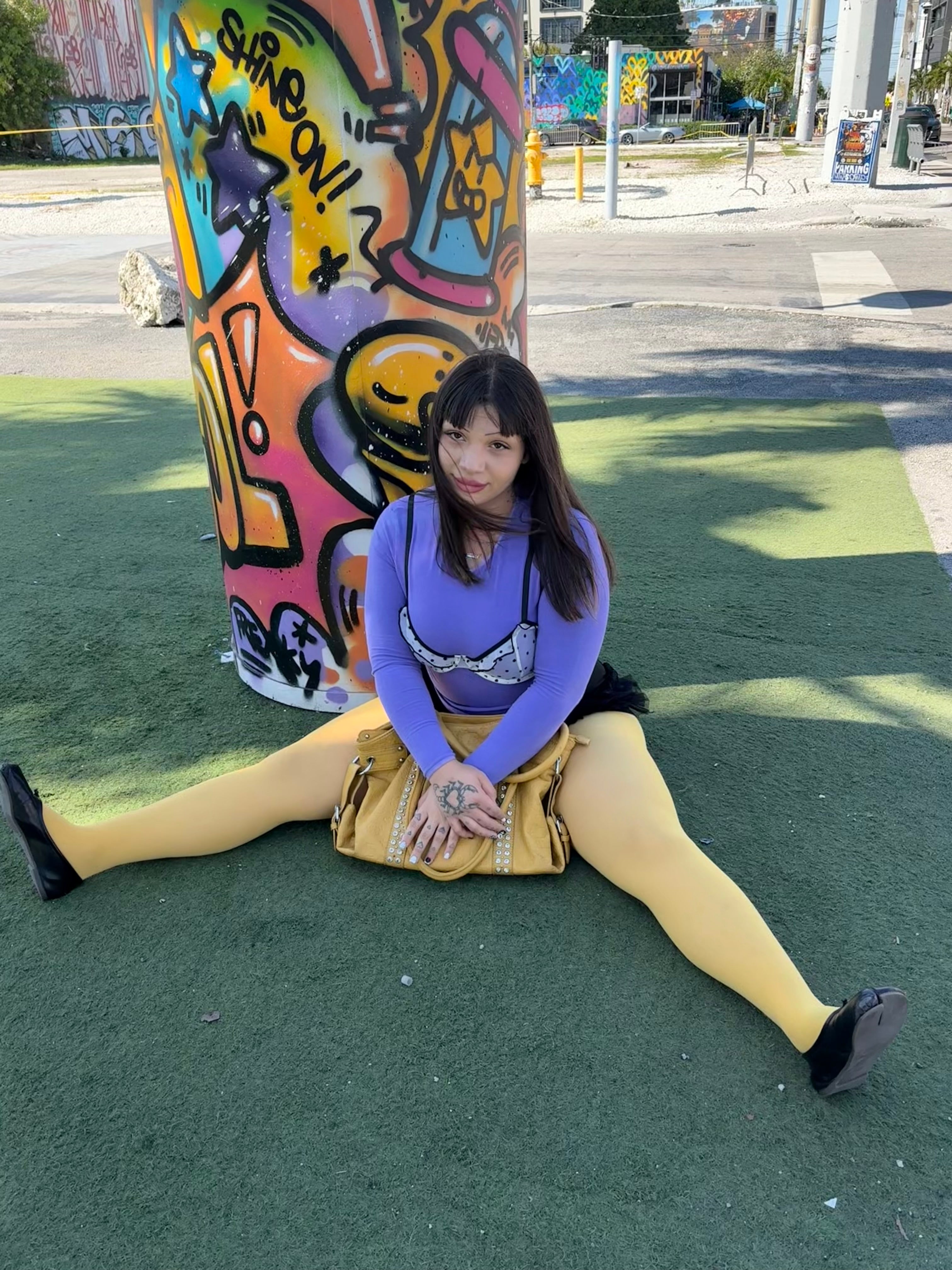 Yellow Plus Size Tights