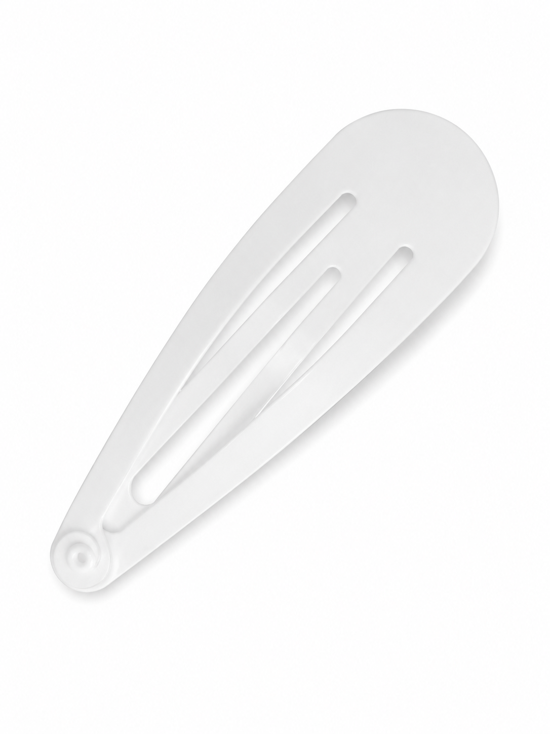 Oversized Barrette - White