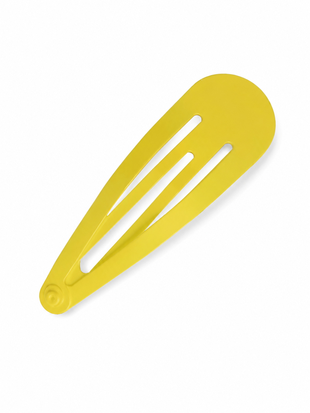 Oversized Barrette - Yellow